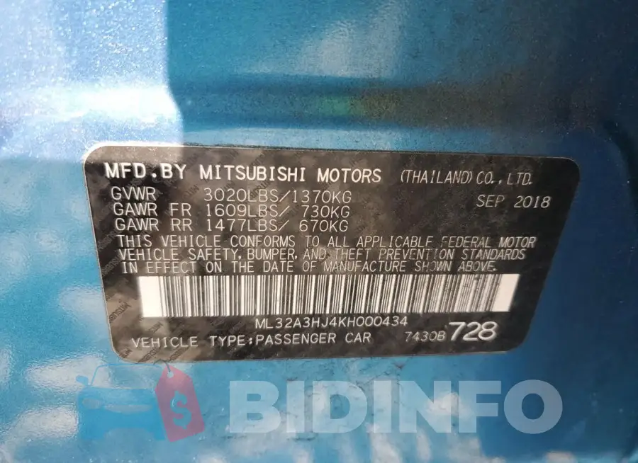 ML32A3HJ4KH000434 Photo# 12