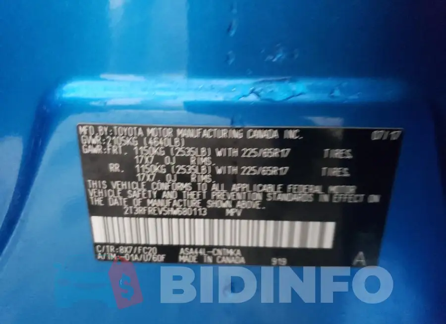 2T3RFREV5HW680113 Photo# 13