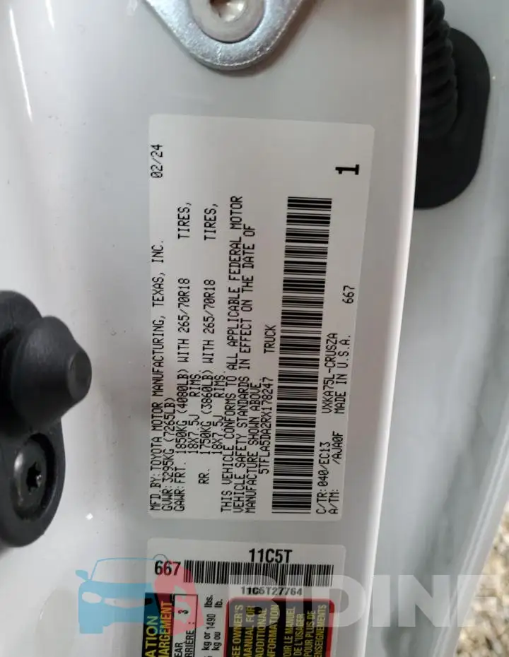 5TFLA5DA2RX178247 Photo# 13