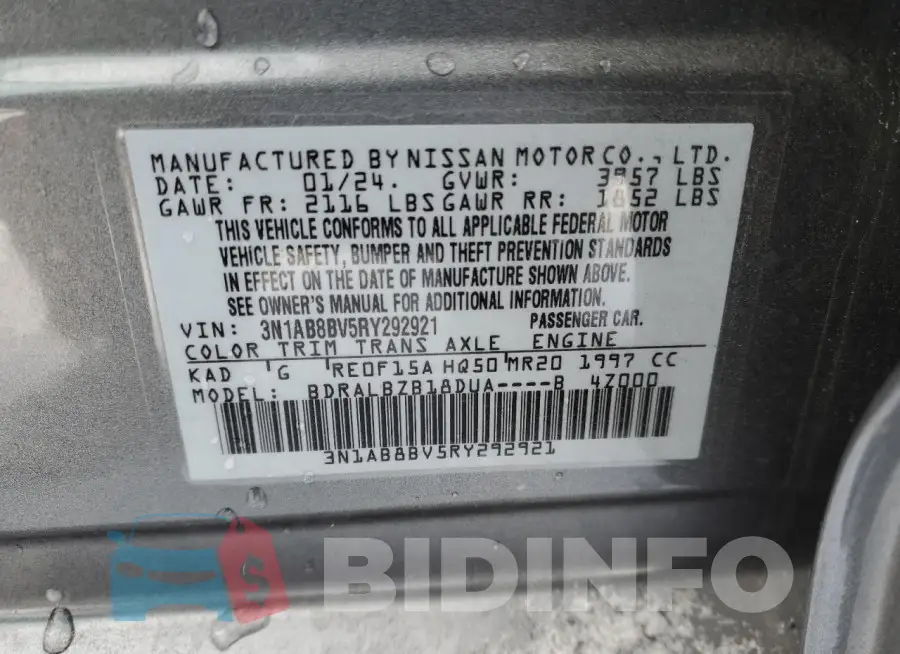 3N1AB8BV5RY292921 Photo# 12