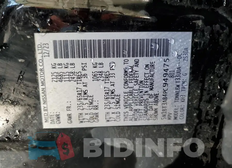 5N1BT3AB4PC949475 Photo# 14