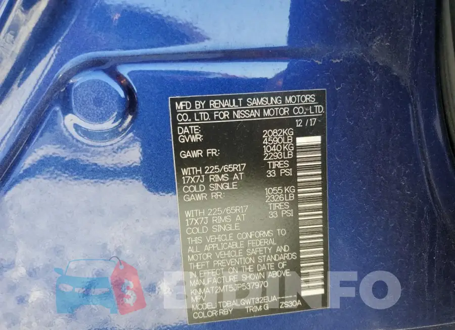 KNMAT2MT5JP537970 Photo# 13