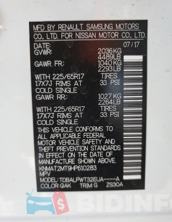 KNMAT2MT9HP610283 Photo# 12