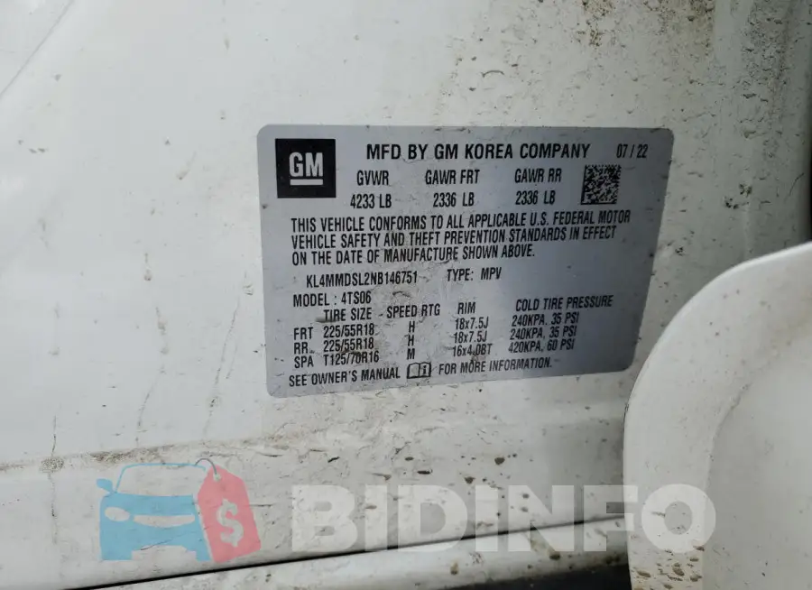 KL4MMDSL2NB146751 Photo# 13