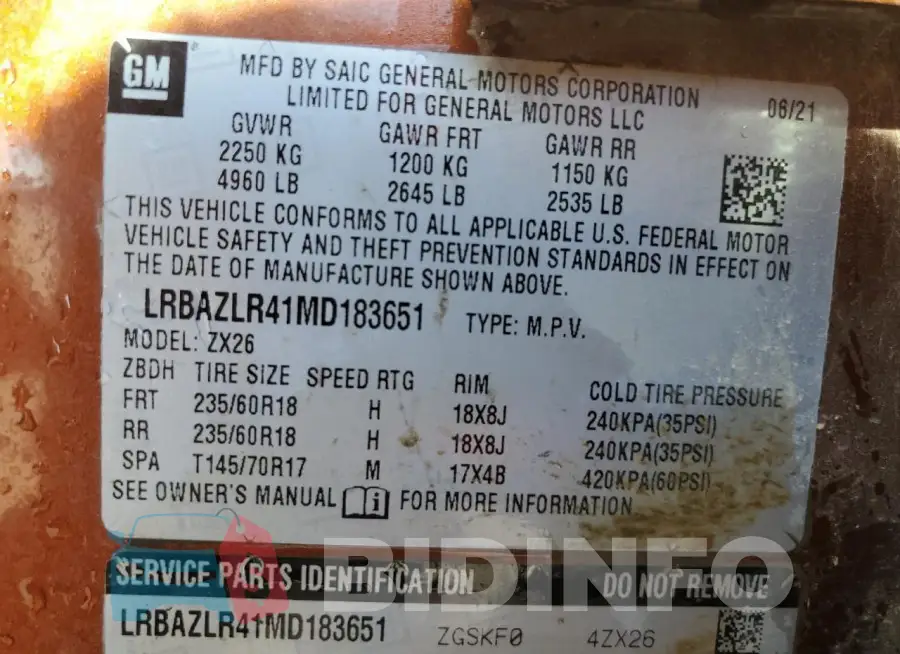LRBAZLR41MD183651 Photo# 13