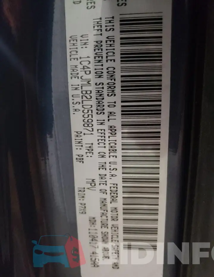 1C4PJMLB2LD559871 Photo# 13