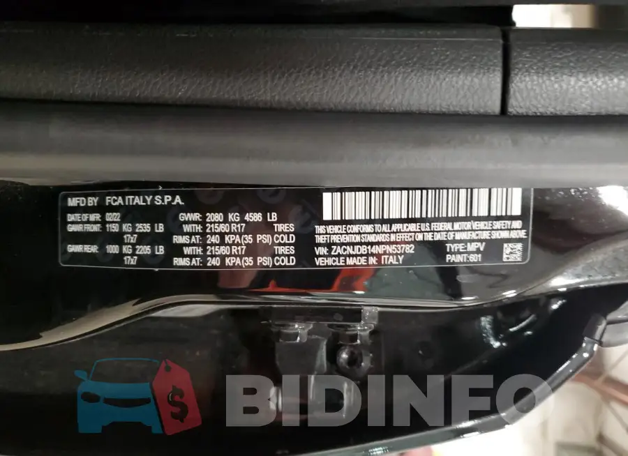 ZACNJDB14NPN53782 Photo# 12