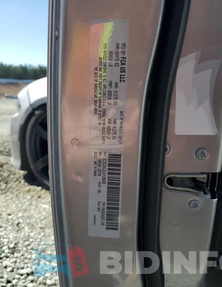 2C3CDXGJ6JH139639 Photo# 12