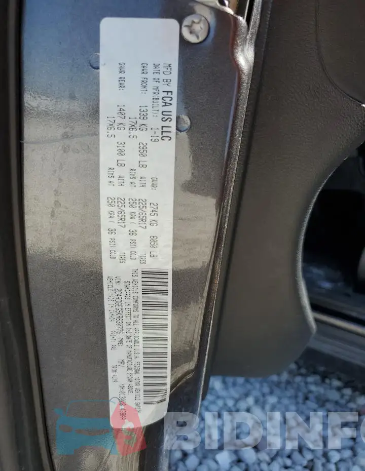 2C4RDGEG5KR630776 Photo# 13