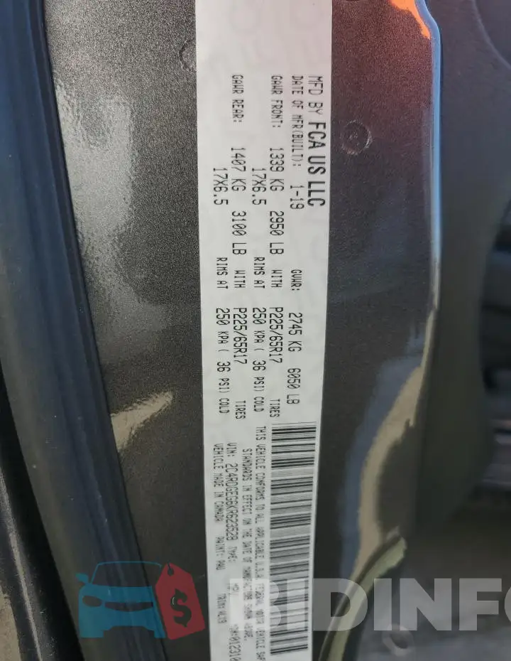 2C4RDGEG6KR623528 Photo# 13