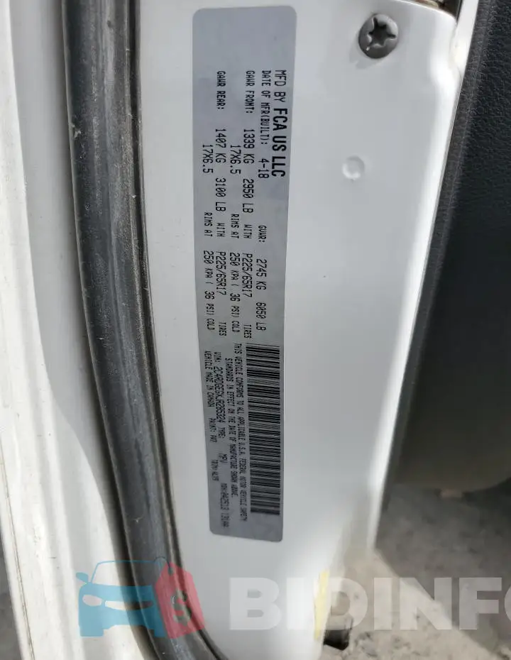 2C4RDGEGXJR285324 Photo# 13