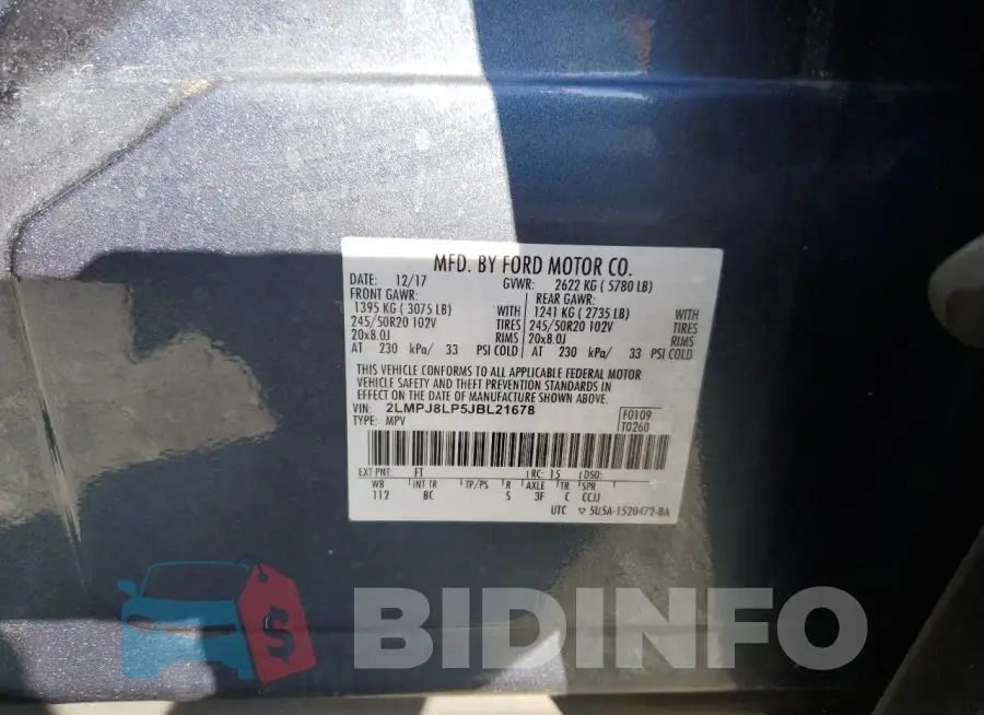 2LMPJ8LP5JBL21678 Photo# 13