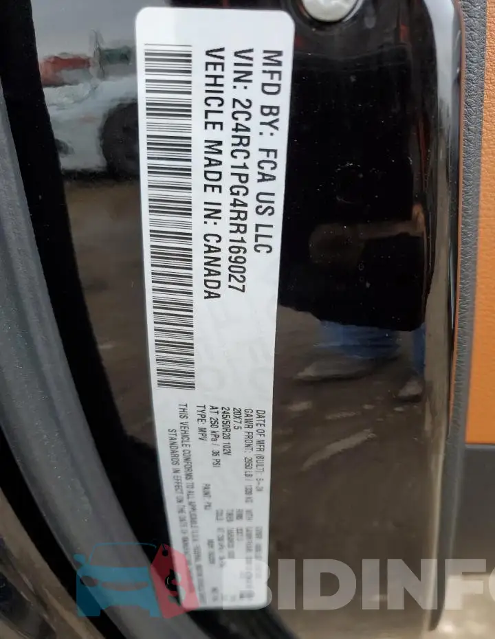 2C4RC1PG4RR169027 Photo# 13