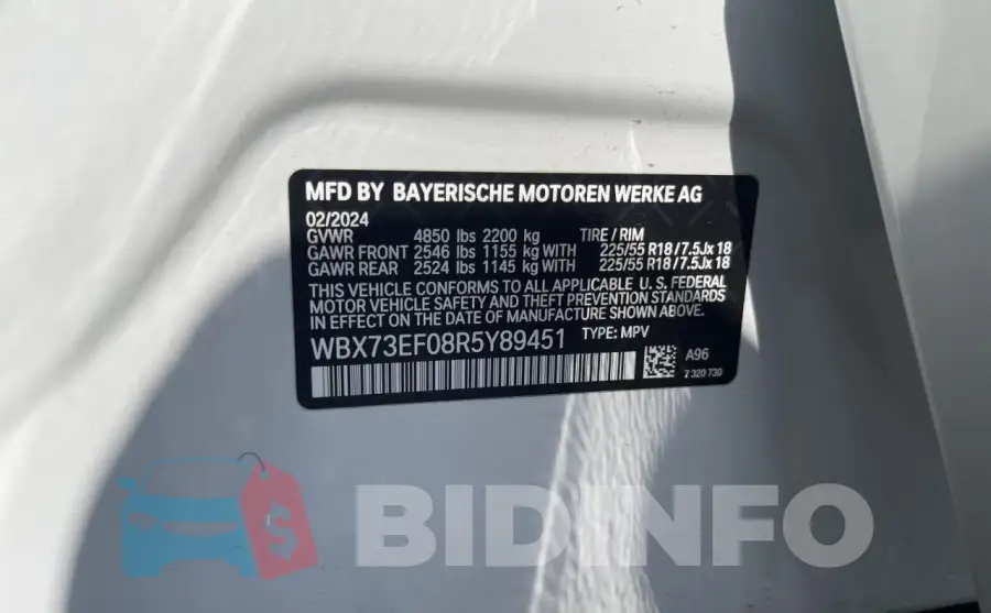 WBX73EF08R5Y89451 Photo# 10