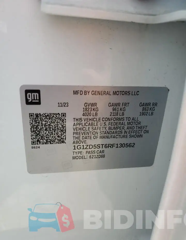 1G1ZD5ST6RF130562 Photo# 13