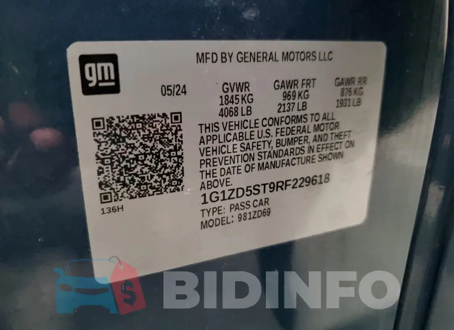 1G1ZD5ST9RF229618 Photo# 13