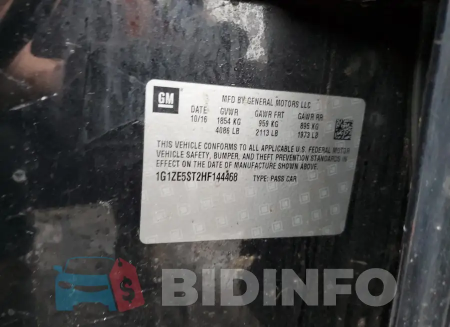 1G1ZE5ST2HF144468 Photo# 12