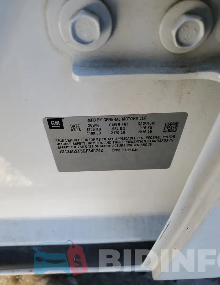 1G1ZE5ST3GF340742 Photo# 12