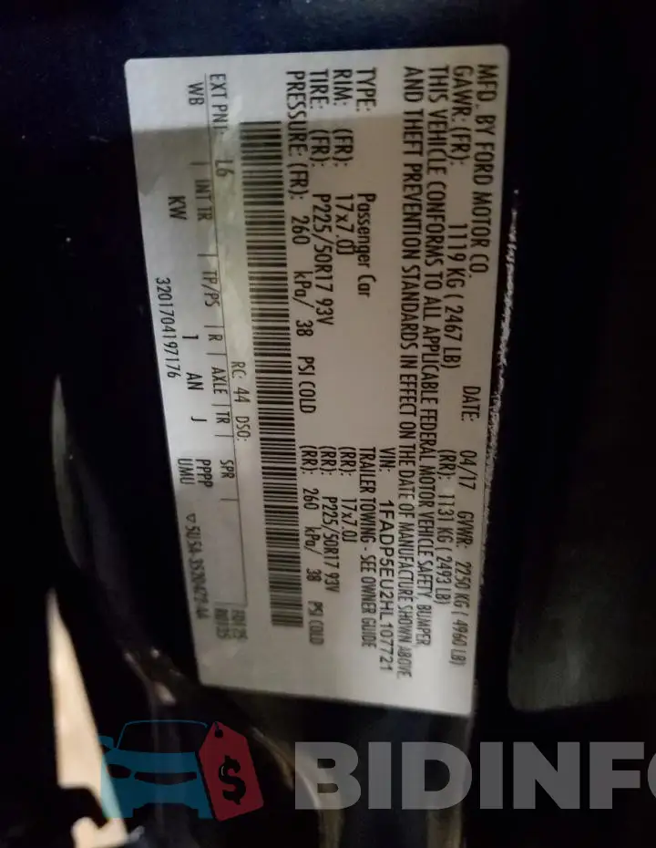 1FADP5EU2HL107721 Photo# 12