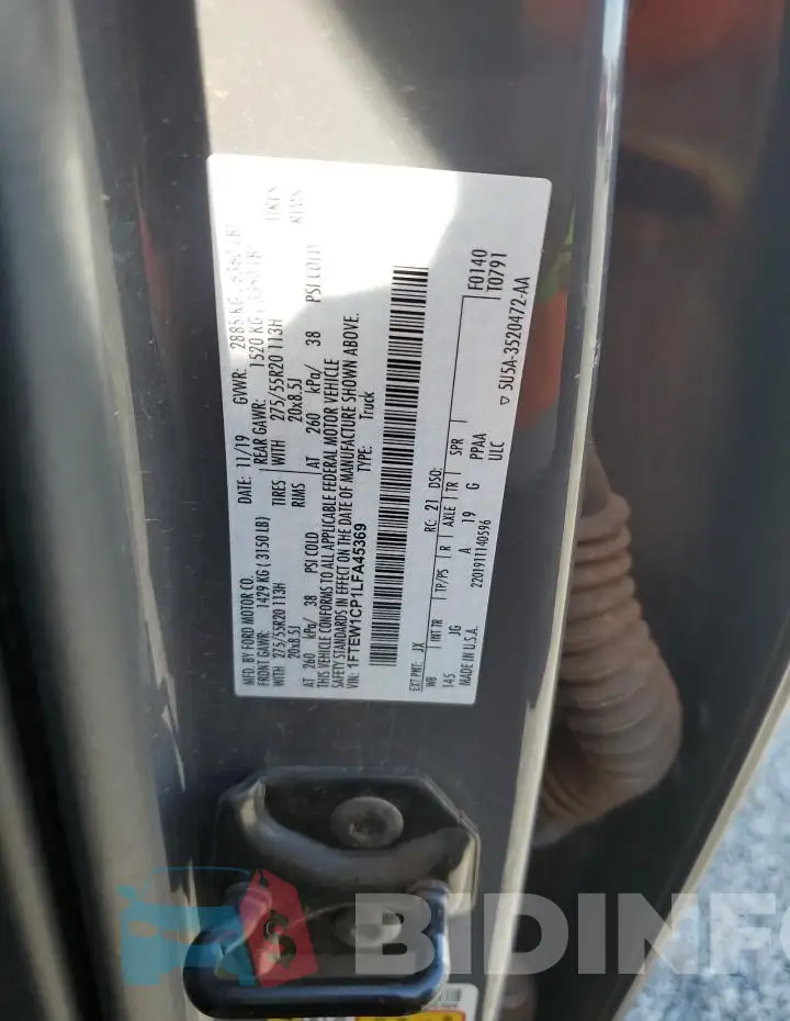 1FTEW1CP1LFA45369 Photo# 12