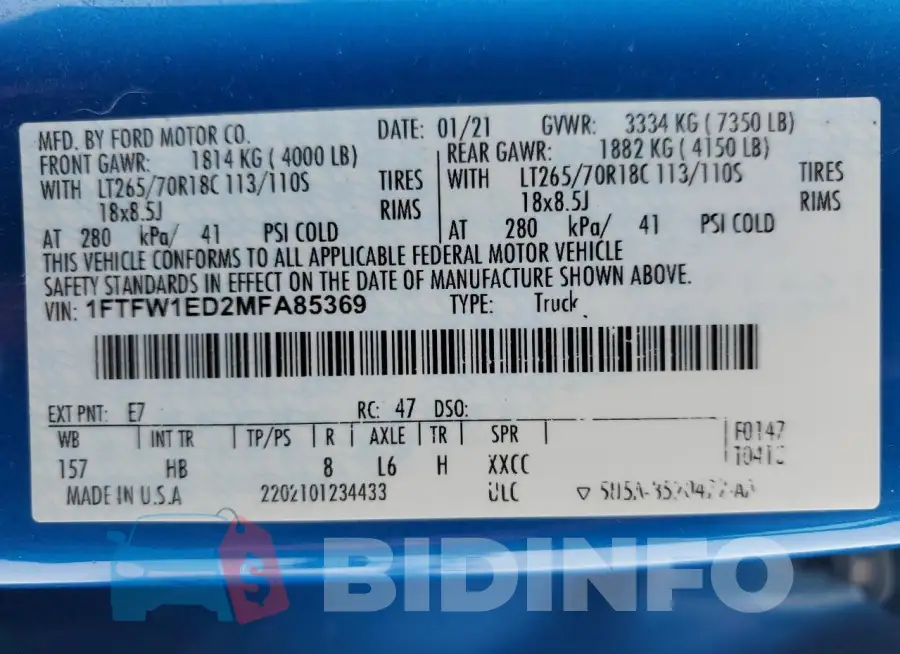 1FTFW1ED2MFA85369 Photo# 12