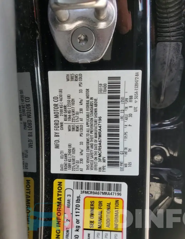 3FMCR9A67MRA47196 Photo# 13