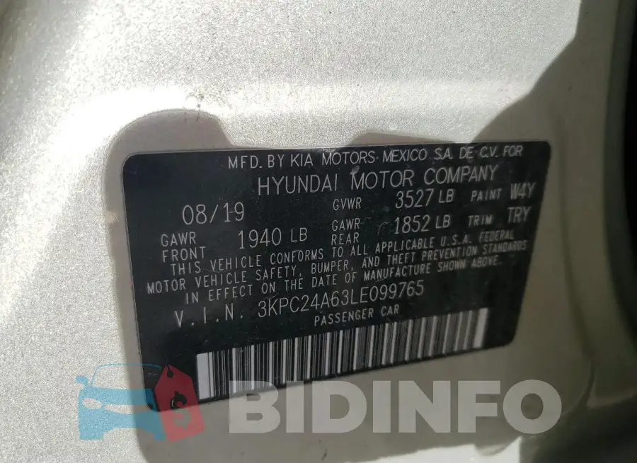 3KPC24A63LE099765 Photo# 12