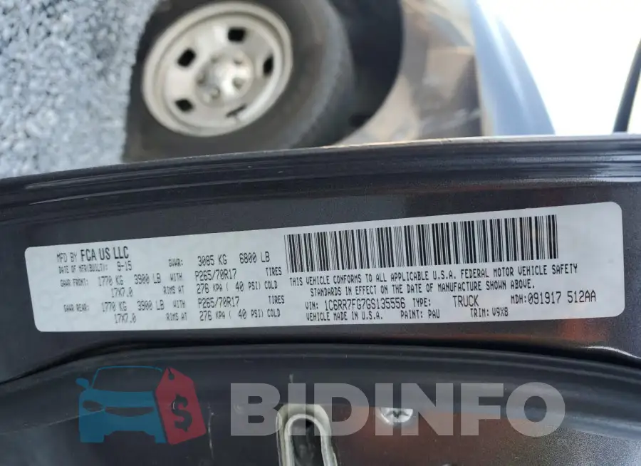 1C6RR7FG7GS135556 Photo# 13
