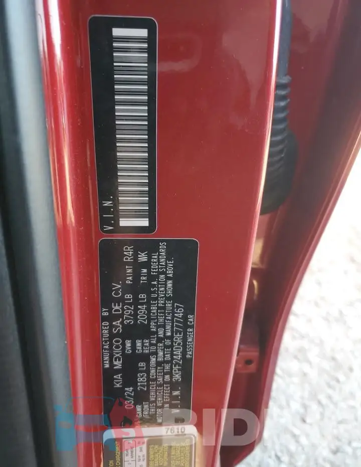 3KPF24AD5RE777467 Photo# 12