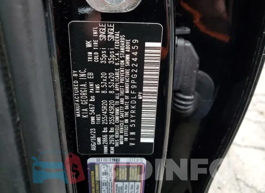 5XYRKDLF9PG224459 Photo# 13