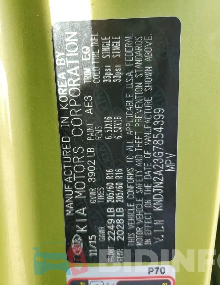 KNDJN2A23G7854399 Photo# 13