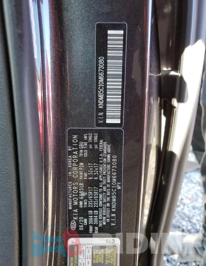 KNDMB5C10M6673080 Photo# 14