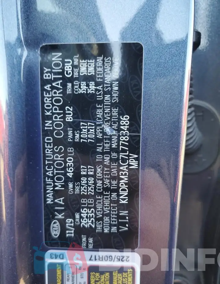 KNDPM3AC7L7783486 Photo# 13