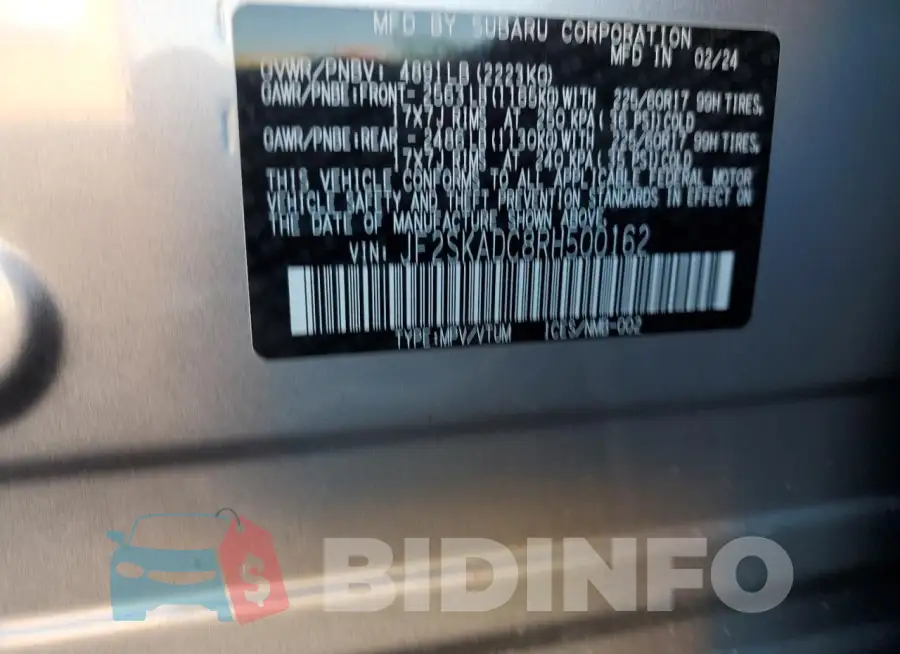 JF2SKADC8RH500162 Photo# 12