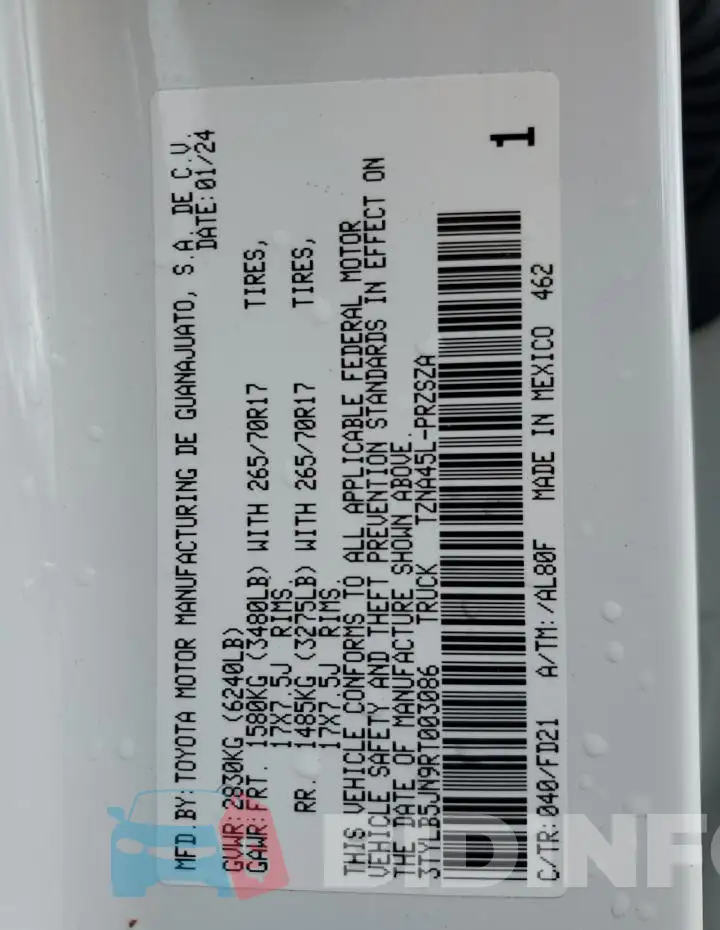 3TYLB5JN9RT003086 Photo# 13