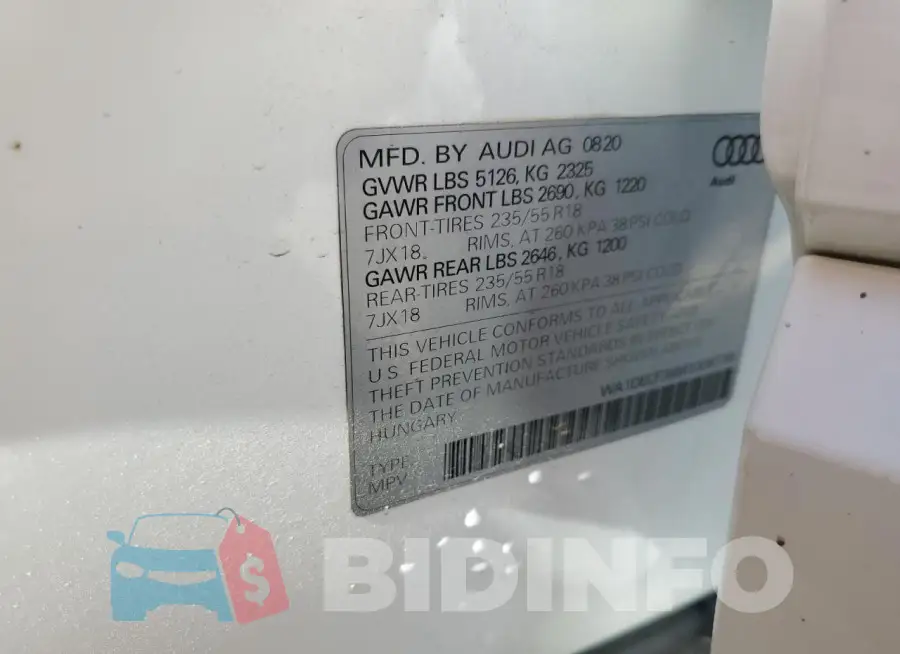 WA1DECF38M1008136 Photo# 14