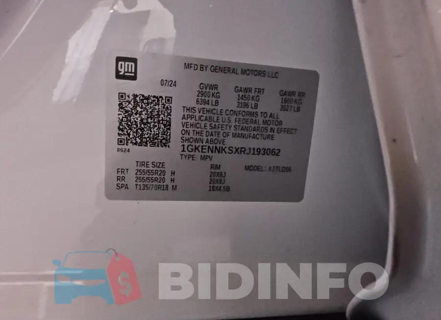 1GKENNKSXRJ193062 Photo# 13