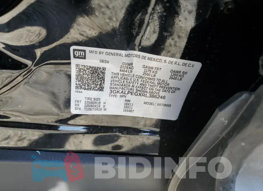 3GKALPEGXRL386246 Photo# 13