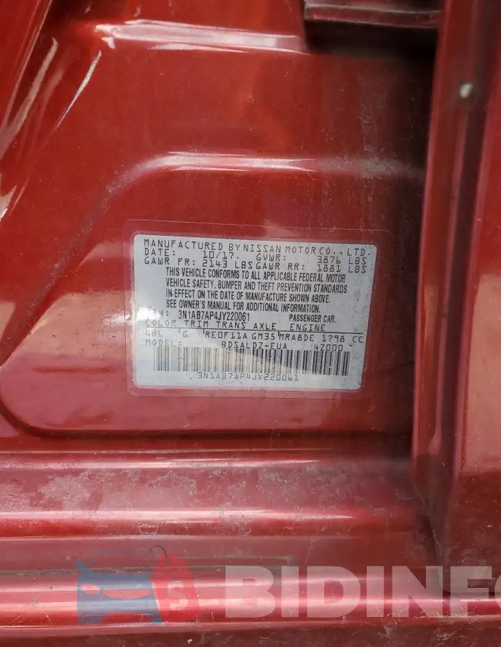 3N1AB7AP4JY220061 Photo# 12