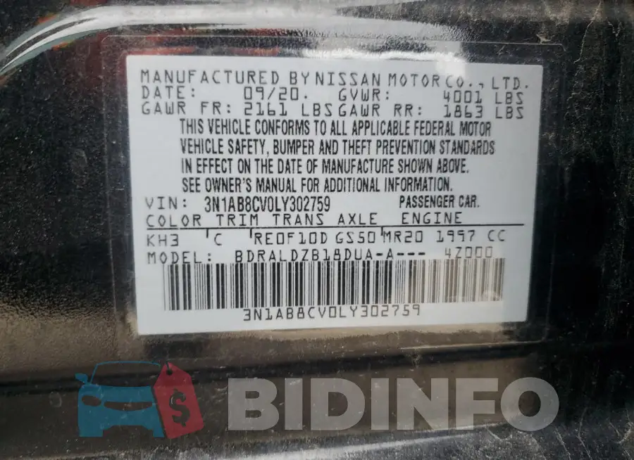 3N1AB8CV0LY302759 Photo# 13