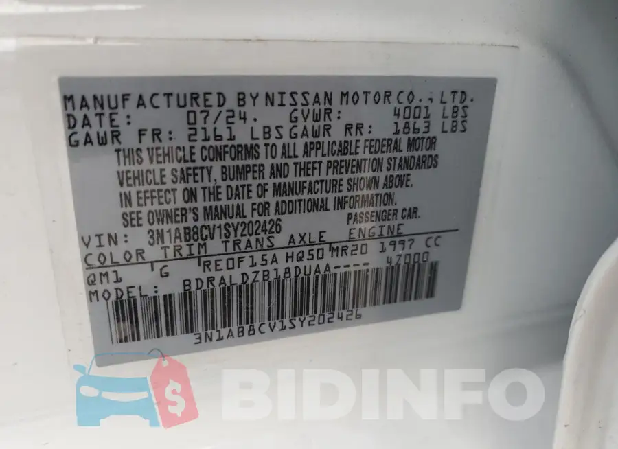 3N1AB8CV1SY202426 Photo# 12