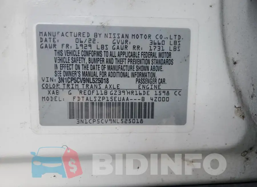 3N1CP5CV9NL525018 Photo# 12