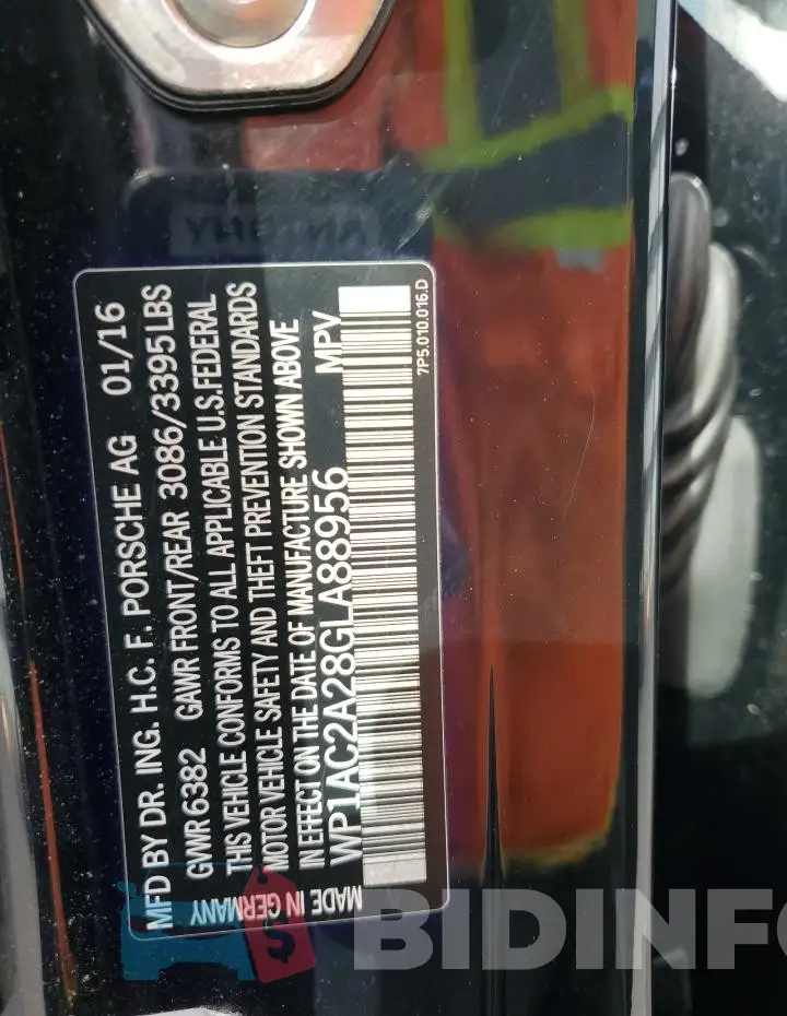 WP1AC2A28GLA88956 Photo# 13