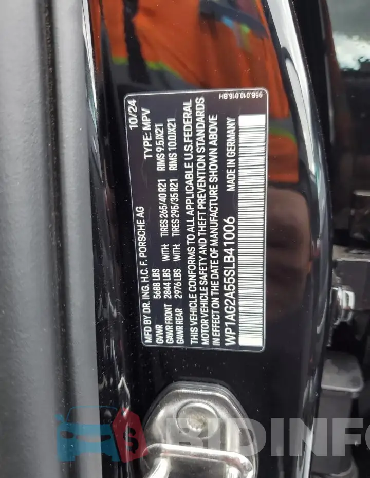 WP1AG2A55SLB41006 Photo# 13