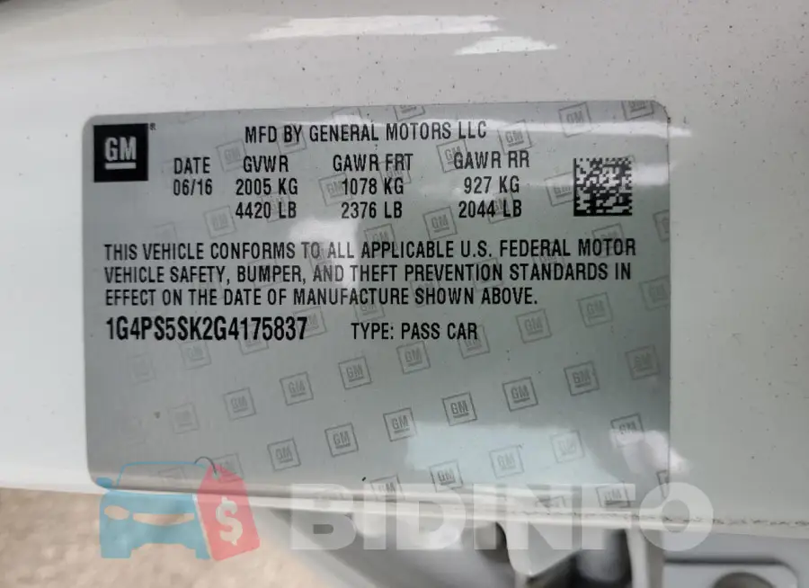 1G4PS5SK2G4175837 Photo# 12