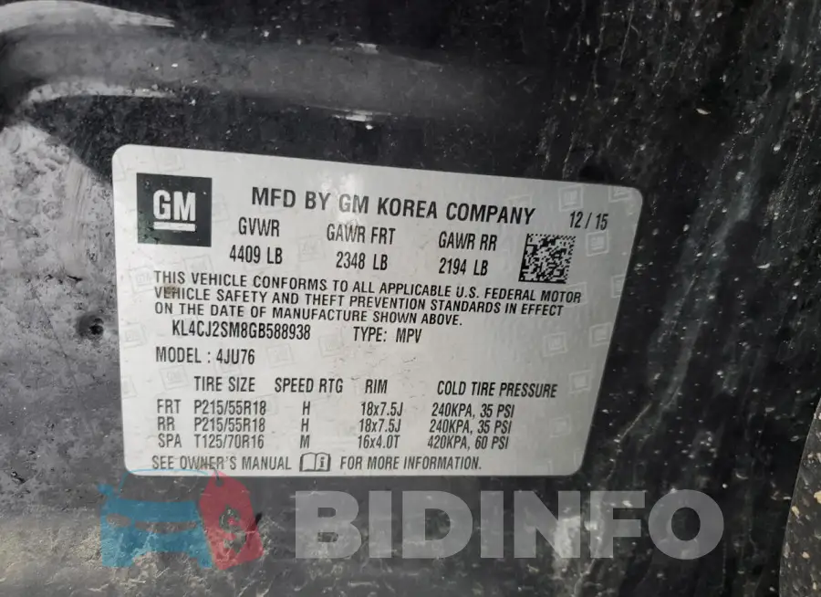 KL4CJ2SM8GB588938 Photo# 12