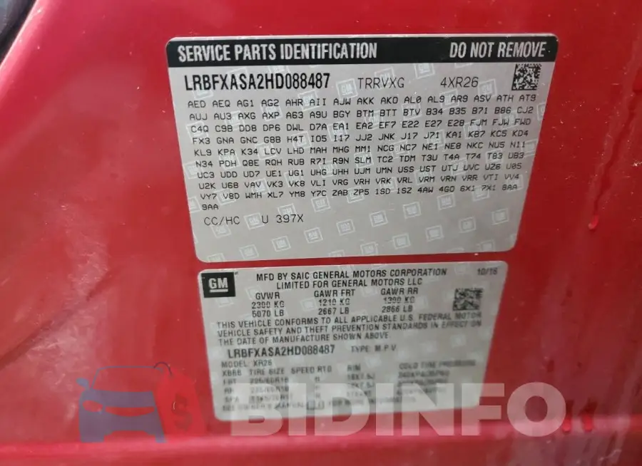 LRBFXASA2HD088487 Photo# 13