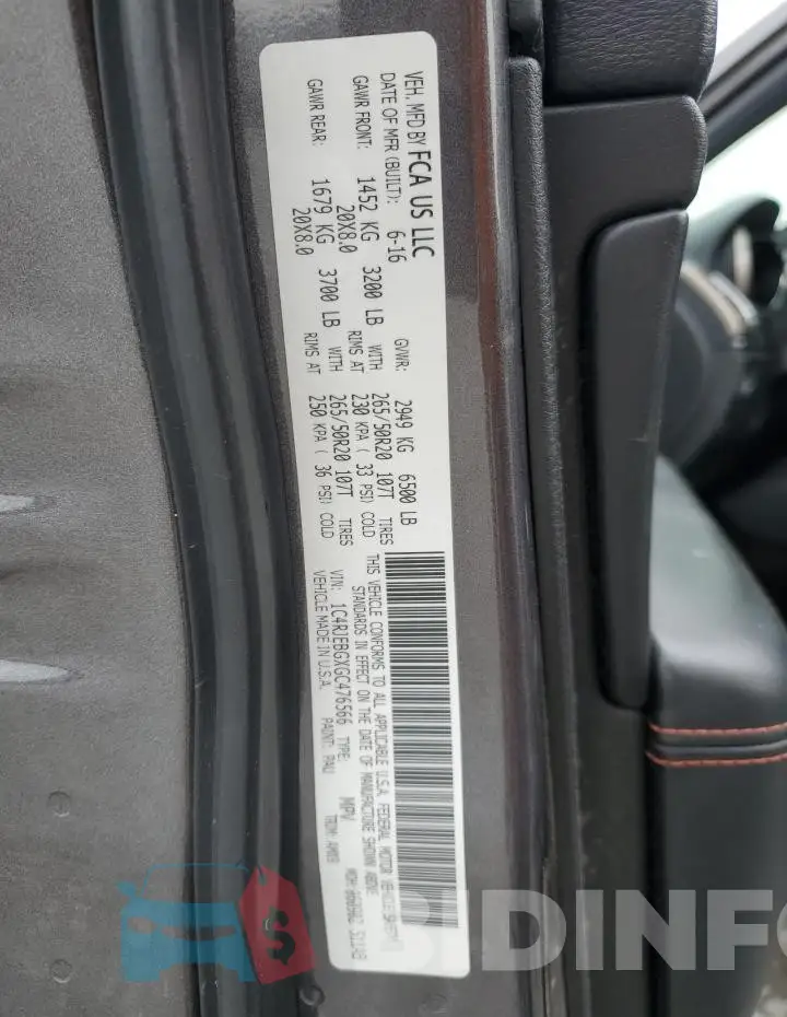 1C4RJEBGXGC476566 Photo# 13