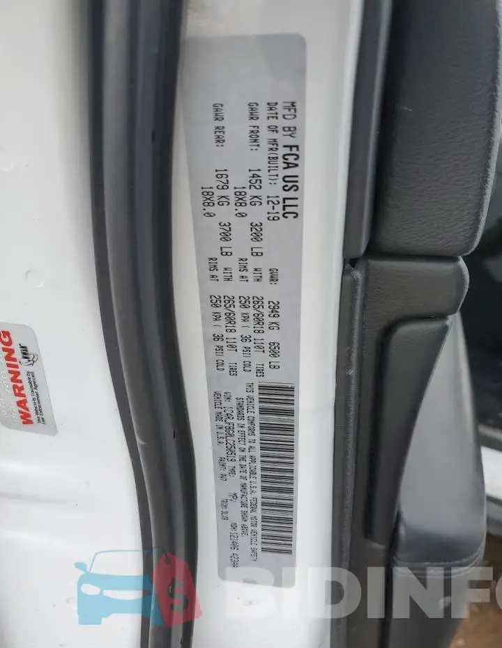 1C4RJFBG0LC250519 Photo# 13