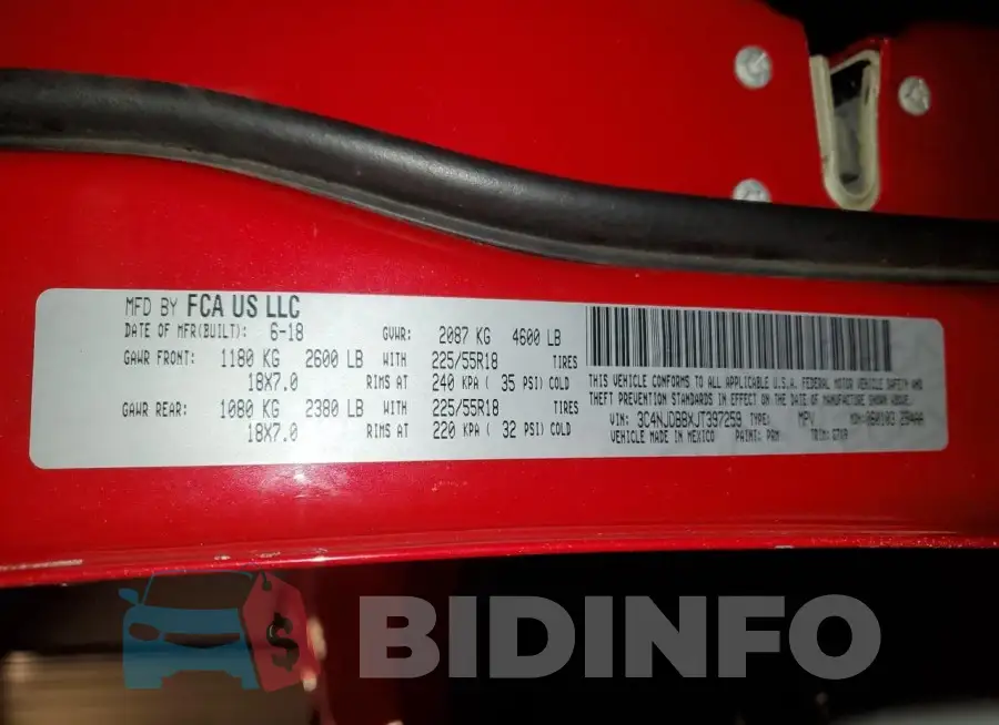 3C4NJDBBXJT397259 Photo# 12